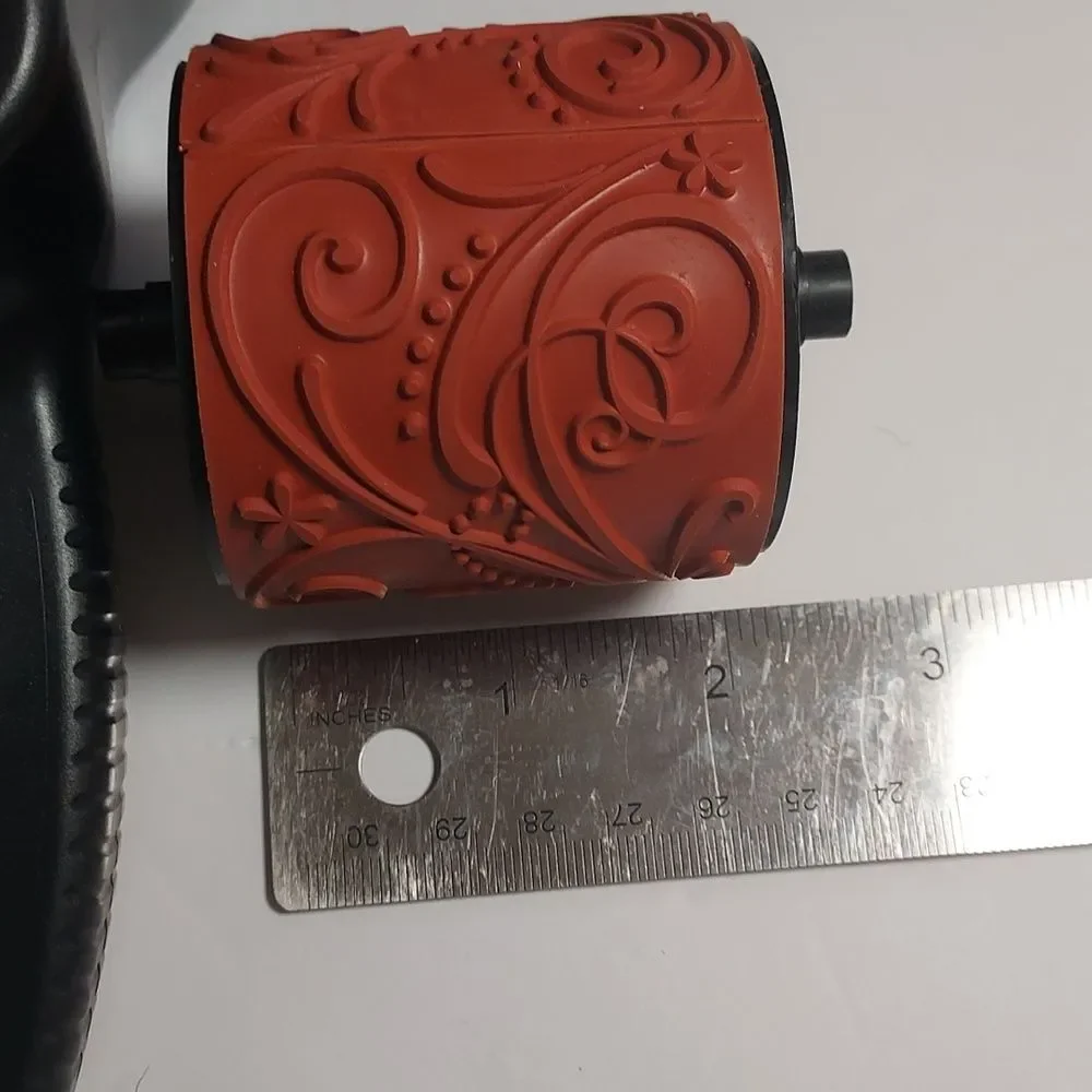 Stampin Up! Stamp Roller So Swirly Rubber Wheel Stamp